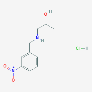 1-[(3-nitrobenzyl)amino]propan-2-ol hydrochloride