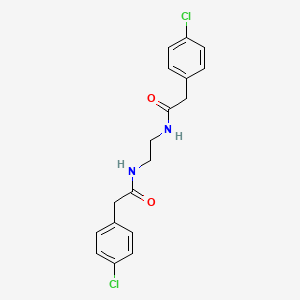 N,N'-1,2-ethanediylbis[2-(4-chlorophenyl)acetamide]
