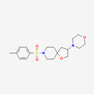 8-[(4-methylphenyl)sulfonyl]-3-(4-morpholinyl)-1-oxa-8-azaspiro[4.5]decane