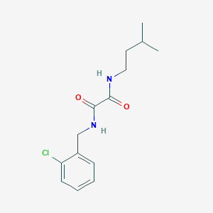 N-(2-chlorobenzyl)-N'-(3-methylbutyl)ethanediamide