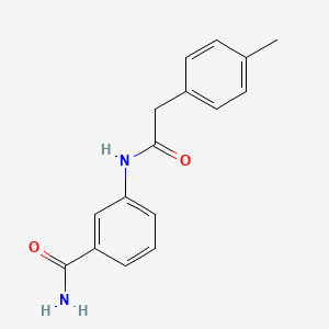 3-{[(4-methylphenyl)acetyl]amino}benzamide