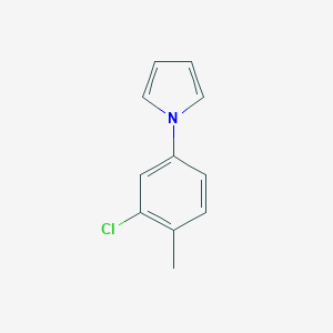 molecular formula C11H10ClN B472146 1-(3-chloro-4-methylphenyl)-1H-pyrrole CAS No. 142044-87-9