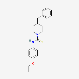 molecular formula C21H26N2OS B4721487 4-benzyl-N-(4-ethoxyphenyl)-1-piperidinecarbothioamide 