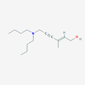 molecular formula C15H27NO B4721493 6-(dibutylamino)-3-methyl-2-hexen-4-yn-1-ol 
