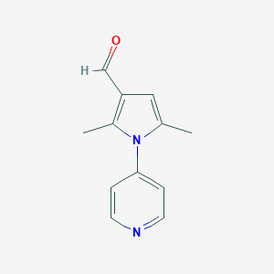 2,5-dimethyl-1-(pyridin-4-yl)-1H-pyrrole-3-carbaldehyde