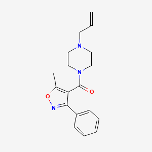 1-allyl-4-[(5-methyl-3-phenyl-4-isoxazolyl)carbonyl]piperazine