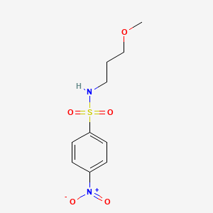 molecular formula C10H14N2O5S B4721854 N-(3-methoxypropyl)-4-nitrobenzenesulfonamide 