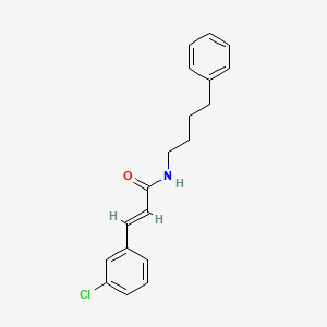 3-(3-chlorophenyl)-N-(4-phenylbutyl)acrylamide