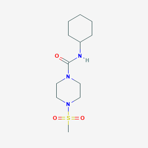 N-cyclohexyl-4-(methylsulfonyl)-1-piperazinecarboxamide