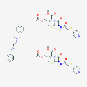 molecular formula C50H54N8O12S4 B047228 苯甲酸头孢吡林 CAS No. 97468-37-6