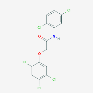 molecular formula C14H8Cl5NO2 B4722912 N-(2,5-dichlorophenyl)-2-(2,4,5-trichlorophenoxy)acetamide 
