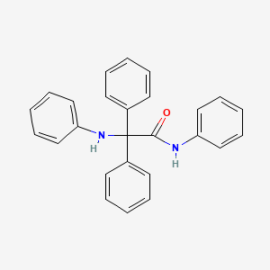 molecular formula C26H22N2O B4722948 2-anilino-N,2,2-triphenylacetamide 