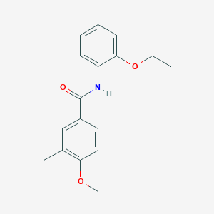 molecular formula C17H19NO3 B4723014 N-(2-ethoxyphenyl)-4-methoxy-3-methylbenzamide 