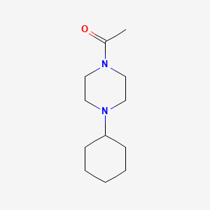 molecular formula C12H22N2O B4723016 1-acetyl-4-cyclohexylpiperazine 