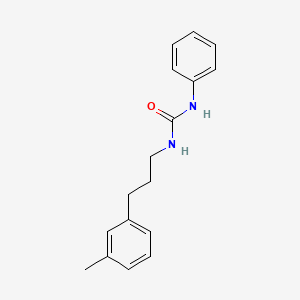 molecular formula C17H20N2O B4723111 N-[3-(3-methylphenyl)propyl]-N'-phenylurea 