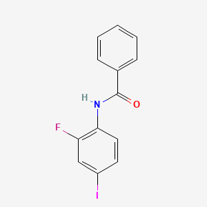 molecular formula C13H9FINO B4723319 N-(2-fluoro-4-iodophenyl)benzamide 