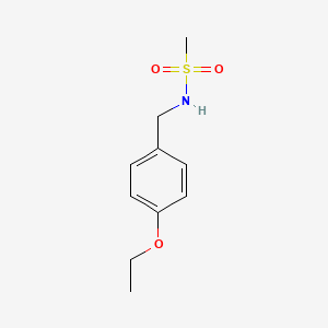 molecular formula C10H15NO3S B4723403 N-(4-ethoxybenzyl)methanesulfonamide 