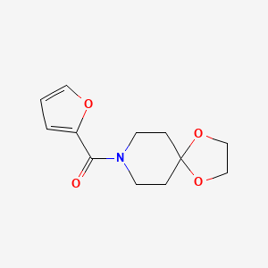 molecular formula C12H15NO4 B4723522 8-(2-furoyl)-1,4-dioxa-8-azaspiro[4.5]decane 