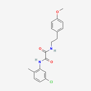 molecular formula C18H19ClN2O3 B4723830 N-(5-chloro-2-methylphenyl)-N'-[2-(4-methoxyphenyl)ethyl]ethanediamide 