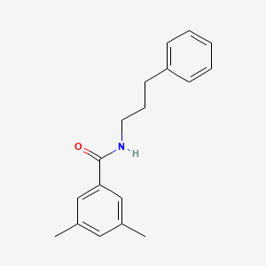 molecular formula C18H21NO B4723964 3,5-dimethyl-N-(3-phenylpropyl)benzamide 