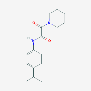 molecular formula C16H22N2O2 B4724154 N-(4-isopropylphenyl)-2-oxo-2-(1-piperidinyl)acetamide 