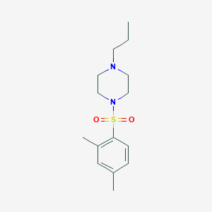 molecular formula C15H24N2O2S B4724324 1-[(2,4-dimethylphenyl)sulfonyl]-4-propylpiperazine 