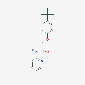 molecular formula C18H22N2O2 B4724647 2-(4-tert-butylphenoxy)-N-(5-methyl-2-pyridinyl)acetamide 