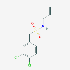 molecular formula C10H11Cl2NO2S B4724662 N-allyl-1-(3,4-dichlorophenyl)methanesulfonamide 