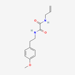 molecular formula C14H18N2O3 B4724765 N-allyl-N'-[2-(4-methoxyphenyl)ethyl]ethanediamide 