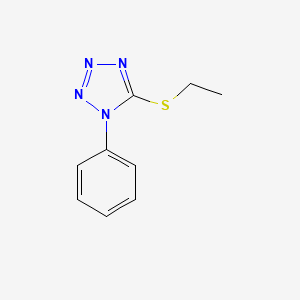 molecular formula C9H10N4S B4724859 5-(ethylthio)-1-phenyl-1H-tetrazole 