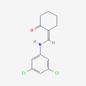 (2Z)-2-[(3,5-dichloroanilino)methylidene]cyclohexan-1-one