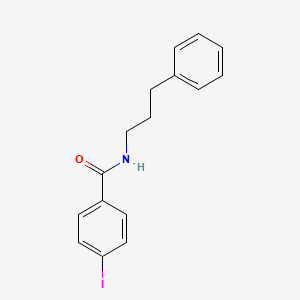 molecular formula C16H16INO B4724902 4-iodo-N-(3-phenylpropyl)benzamide 