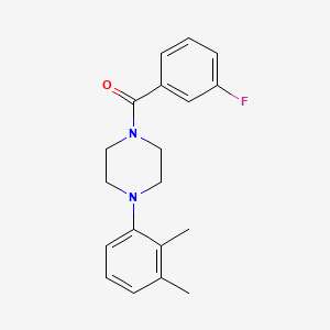 1-(2,3-dimethylphenyl)-4-(3-fluorobenzoyl)piperazine