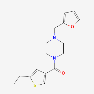 molecular formula C16H20N2O2S B4725062 (5-ETHYL-3-THIENYL)[4-(2-FURYLMETHYL)PIPERAZINO]METHANONE 