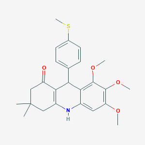 6,7,8-trimethoxy-3,3-dimethyl-9-[4-(methylthio)phenyl]-3,4,9,10-tetrahydro-1(2H)-acridinone