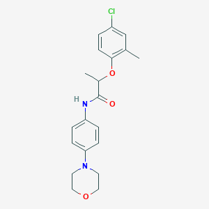 2-(4-chloro-2-methylphenoxy)-N-(4-morpholin-4-ylphenyl)propanamide