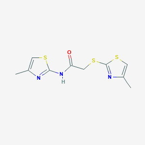 N-(4-methyl-1,3-thiazol-2-yl)-2-[(4-methyl-1,3-thiazol-2-yl)thio]acetamide