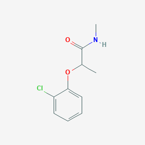 molecular formula C10H12ClNO2 B4725175 2-(2-chlorophenoxy)-N-methylpropanamide 