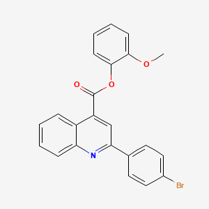 2-methoxyphenyl 2-(4-bromophenyl)-4-quinolinecarboxylate