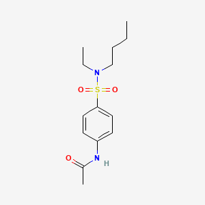 N-(4-{[butyl(ethyl)amino]sulfonyl}phenyl)acetamide