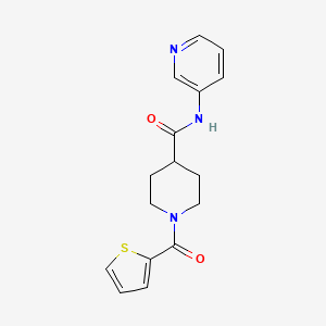 N-3-pyridinyl-1-(2-thienylcarbonyl)-4-piperidinecarboxamide