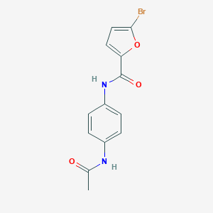 molecular formula C13H11BrN2O3 B472539 N-[4-(acetylamino)phenyl]-5-bromo-2-furamide CAS No. 332118-54-4