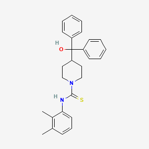 N-(2,3-dimethylphenyl)-4-[hydroxy(diphenyl)methyl]-1-piperidinecarbothioamide