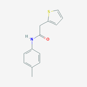 molecular formula C13H13NOS B472542 N-(4-methylphenyl)-2-(2-thienyl)acetamide CAS No. 346663-54-5