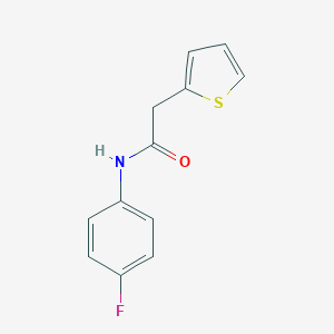 molecular formula C12H10FNOS B472543 N-(4-fluorophenyl)-2-(2-thienyl)acetamide CAS No. 335204-67-6