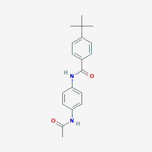molecular formula C19H22N2O2 B472554 N-(4-acetamidophenyl)-4-tert-butylbenzamide CAS No. 329003-06-7
