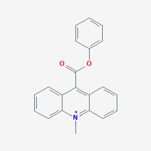 molecular formula C21H16NO2+ B047257 9-苯甲酸酯-10-甲基吖啶鎓盐 CAS No. 123632-55-3