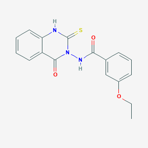 3-ethoxy-N-(2-mercapto-4-oxo-3(4H)-quinazolinyl)benzamide