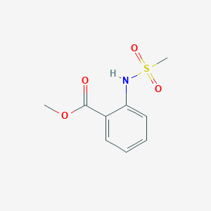 molecular formula C9H11NO4S B472575 Methyl 2-[(methylsulfonyl)amino]benzoate CAS No. 716-41-6