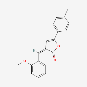 molecular formula C19H16O3 B4725794 3-(2-methoxybenzylidene)-5-(4-methylphenyl)-2(3H)-furanone 